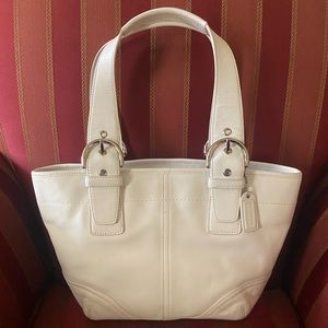 Authentic Genuine Leather Coach Bag #9544